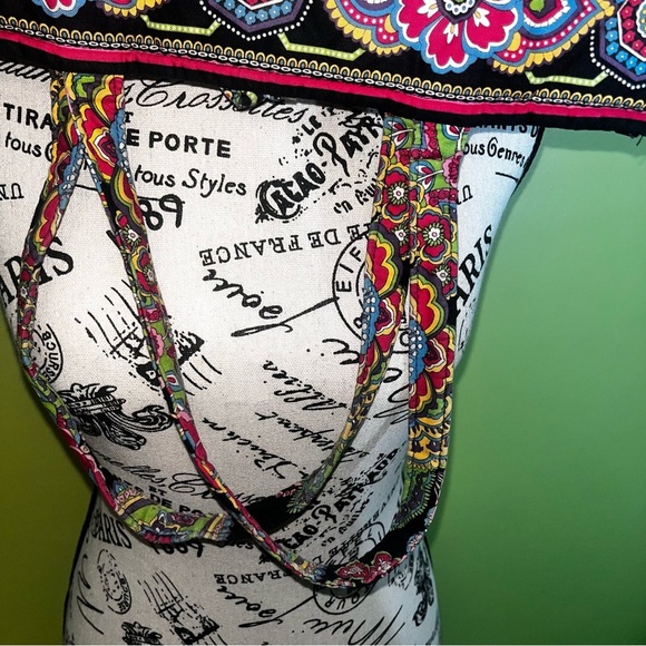 Vera Bradley Symphony in Hue Shoulder Toggle Tote Bag -Multicolor - Picture 8 of 8